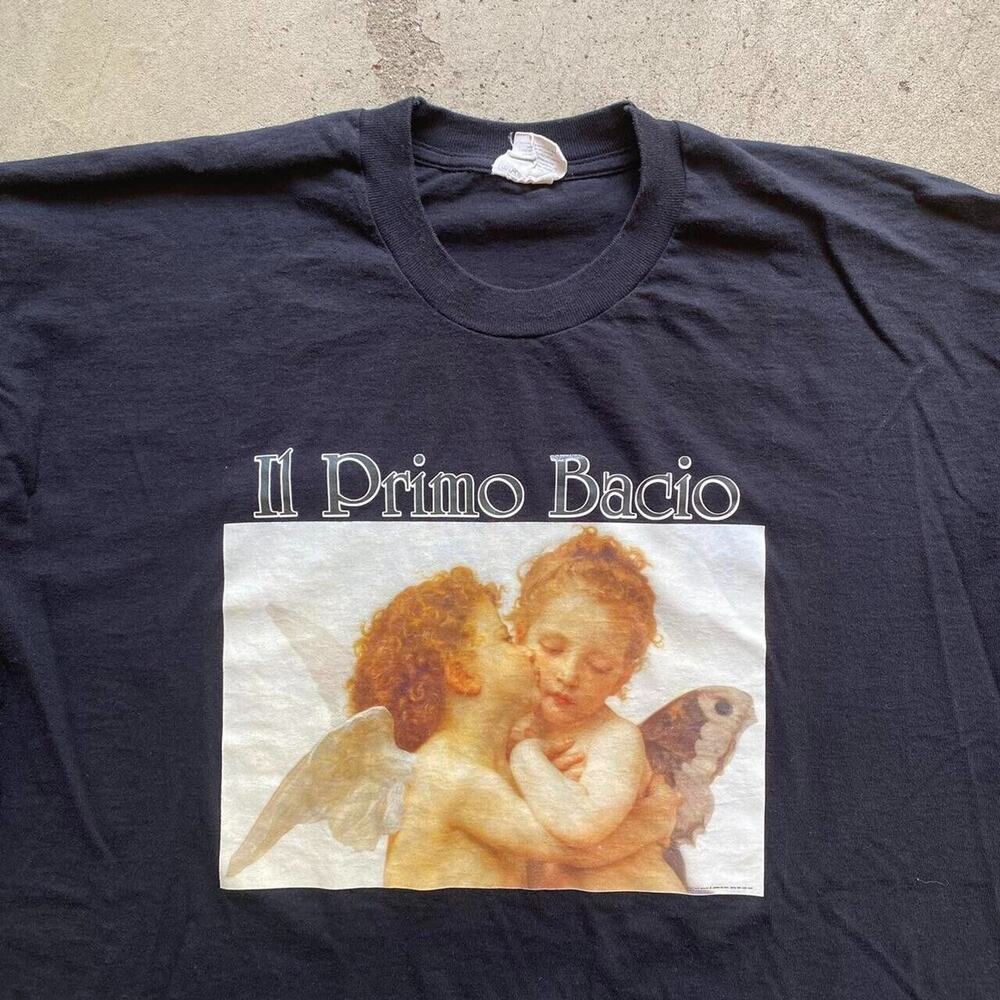Vintage 1998 Il Primo Bacio First Kiss Angels T-Shirt. Size XXL